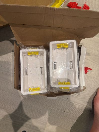 47mm 2 gang dry lining box