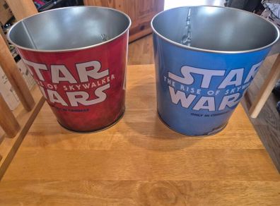2 star Wars Rise of the skywalker popcorn buckets