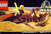 Lego Star Wars 7104: Desert Skiff (2000) 100% Complete (NO BOX)