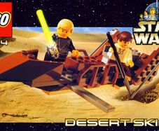 Lego Star Wars 7104: Desert Skiff (2000) 100% Complete (NO BOX)