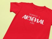 Unofficial Arsenal adults and Kids t-shirt. Number 1 Football Fan! Number 1 Arsenal FC Fan kids top Sports fan t-shirt