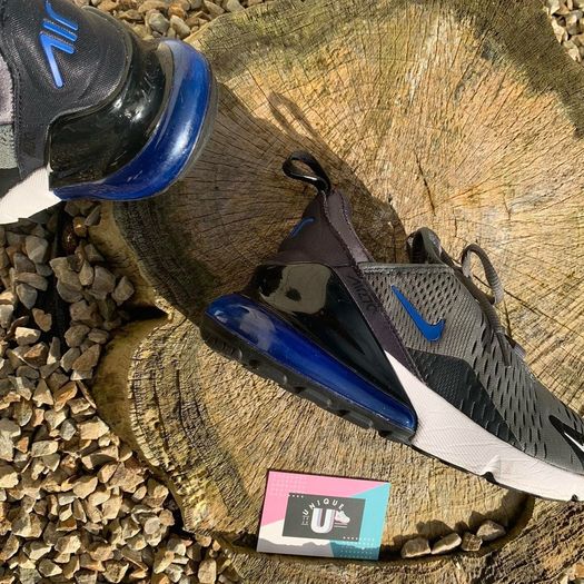 Classic Nike Air Max 270 Black Royal Blue
