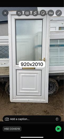 Pvc doors shed door farm doors