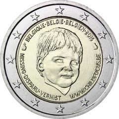Belgium 2 Euro Commemorative Coin 2016 - Child Focus. Uncirculated.