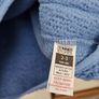 Long-Sleeve Hoodie in blue. Image 3
