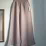 Wide Leg Linen Blend Trousers Size Large Image 2