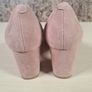 CLARKS KELDA HOPE smart court shoes heels Dusty pink rose Pink Suede leather closed toe Size UK 5.5D EU 39 BRAND NEW Image 10