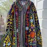Velvet Embroidered Suzani Jacket Image 2