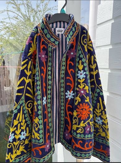 Velvet Embroidered Suzani Jacket