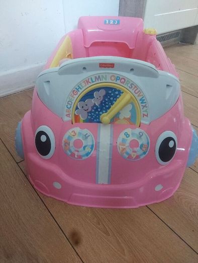 Fisher price laugh run and learn  crawl around car