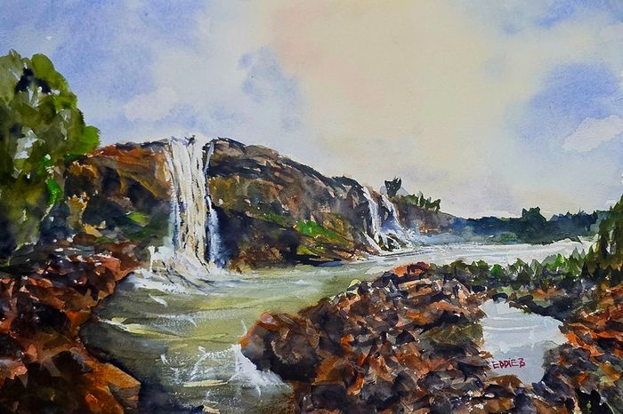 India watercolour