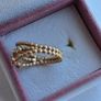 Pandora precious memory diamond ring 14ct yellow gold (g585) size (54) weight (4.58g) Image 8