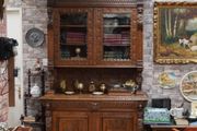 Victorian Oak Buffet Cabinet c. 1890