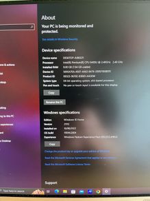 Asus all-in-one desktop 21'5" LED PC Intel Gold processor & 512GB HD