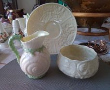 Belleek Sugar & Creamer