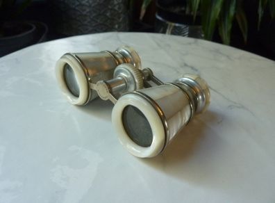Antique J. Lizars Liverpool Mother of Pearl Opera Glasses