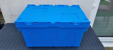 Attached Lid Container 600 x 400 x 315mm (h) 54Litres