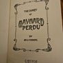 The Diary Of Maynard Perdu. By Bill Roach  Signed First Edition Hardback In Good Condition.  See Photos For Same. Image 5