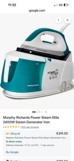 Morphy Richards steam iron