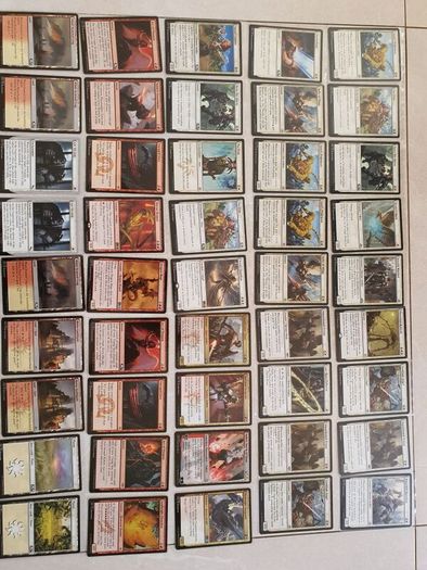 MTG Magic the Gathering Red and White Deck
