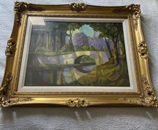 Oil on canvas painting signrd and dated 1988 by Tom MCASSEY is an artist born in the 20th century.