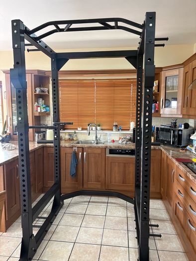 Heaviest (450kg Rated) Industrial Use Gym Squat Power Rack, Seriously Heavy With Accessories!!