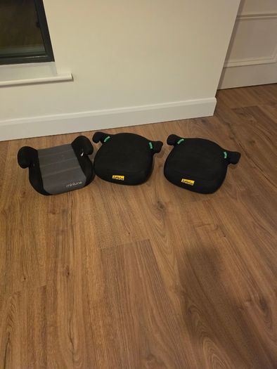 3 x Booster car seats - Miniuno and Jovikids
