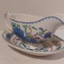 Beautiful Vintage Masons Ironstone Gravy Boat and Matching Underplate in the Regency Pattern, Circa 1940 Image 5