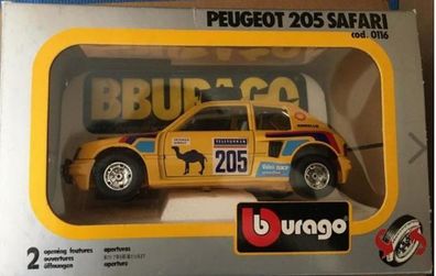 Peugeot 205 Safari Burago Scale 1/24
