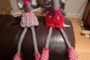 Two christmas mice