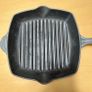 Le Creuset Signature Griddle Skillet Frying Pan 26 Grey Cast Iron Image 6