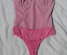 Pink Glitter Bandeau