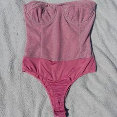 Pink Glitter Bandeau