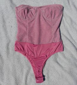 Pink Glitter Bandeau
