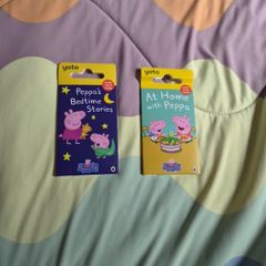 Yoto cards Peppa's bedtime & At home with Peppa