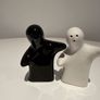 Salt and Pepper People Hugging Image 5