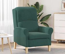 Armchair Dark Green Velvet