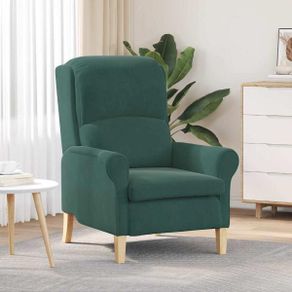 Armchair Dark Green Velvet