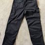 Men's Cargo Work Trousers | Black & Navy Image 2