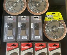 Brand New Saw & MultiTool Blades Bundle  Ryobi Makita Wilpu