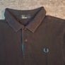 Fred Perry Men's S Twin Tipped Polo Navy Teal Blue Image 3