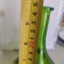 Unique Shaped Green Glass Bottle  Great Condition, No Chips or Crack, Green Wine Bottle, Image 3