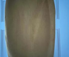 River Island Mustard Suede Skirt