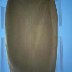 River Island Mustard Suede Skirt