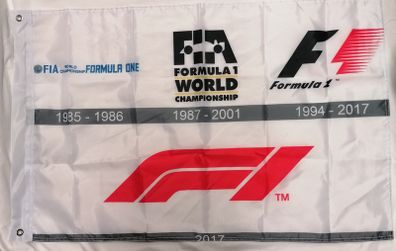 Formula one F1 logo history flag 3ft x 2ft.