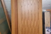 Oak single panel solid door