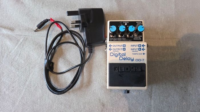 Boss DD7 Delay Pedal with Power Supply
