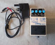 Boss DD7 Delay Pedal with Power Supply