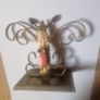 Vintage Brass Butterfly  Hourglass Image 7