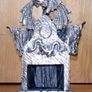 Metal Wizard Figure with Crystal - THE LORD OF THE WIZARDS Image 3
